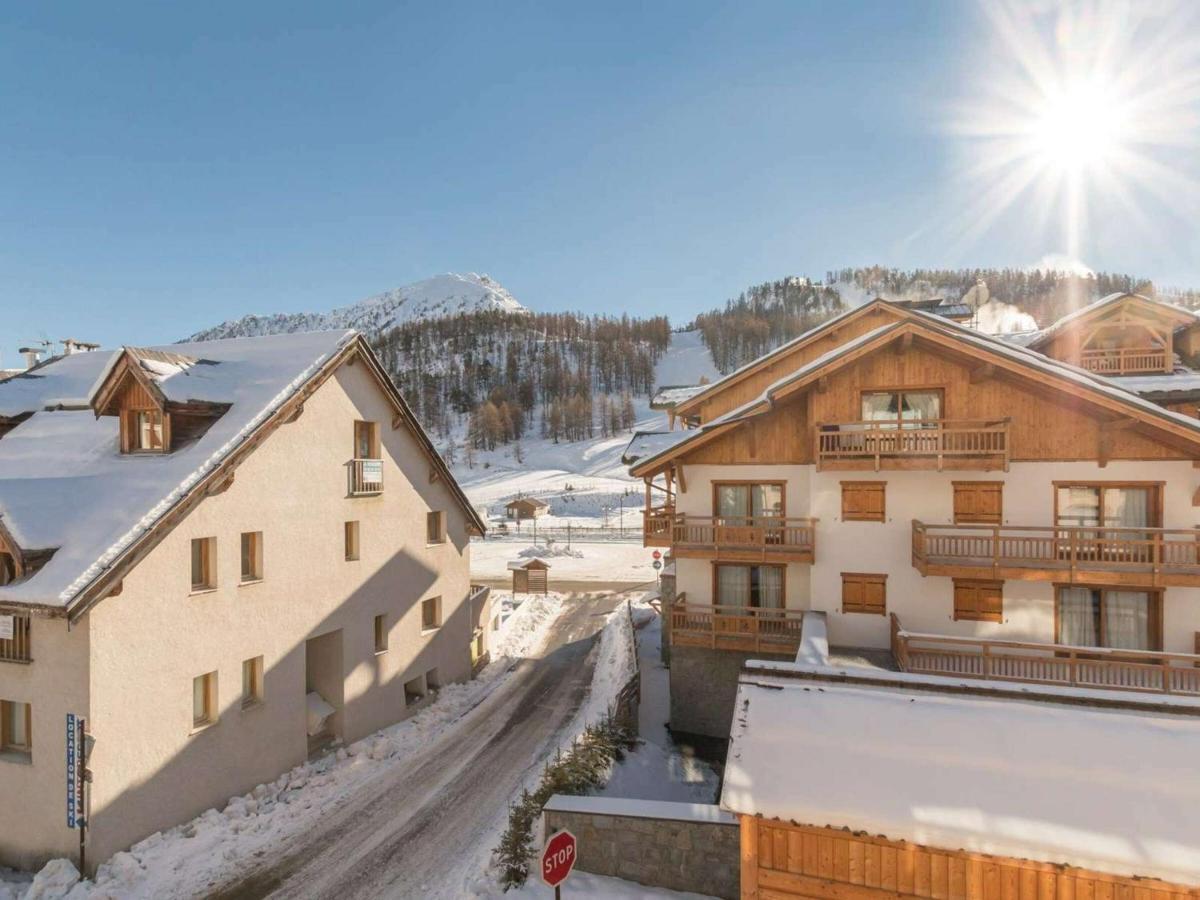 Bel Appartement 3 Pieces Pour 7 Pers Avec Balcon, Montgenevre - Fr-1-330D-126 Zewnętrze zdjęcie